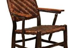 Cane Rustic Amish Made Fireside Chair