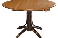 Round Farmers Table Custom Amish Crafted.