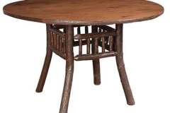 Lake Lodge Rustic Amish Custom Made Round Table.