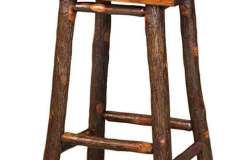 Custom Made Rustic Amish Bar Stool.