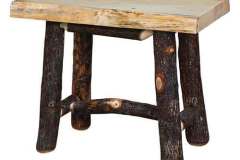 Short Bench Custom Built By Amish Craftsmen.