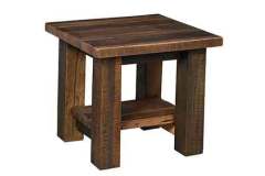 UBF-Amish-Barnwood-Furniture-Kingston-End-Table-with-Shelf