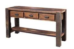 UBF-Amish-Barnwood-Furniture-Timber-Ridge-TV-Console-3-Drawer-1-Shelf