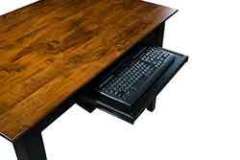 NW-Amish-Custom-Tables-Writing-Desk-keyboard-slideout-detail-2017-with-keyboard-