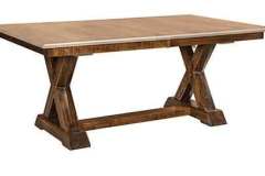 Custom Amish built Knoxville trestle table. Heavy duty base goes with this table.