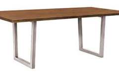 Our custom Lifestyle trestle table. Shown with its metal base.