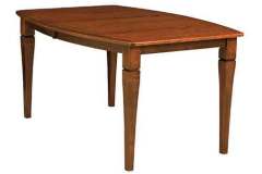 Our Custom Mansfield Table with the boat shaped top. Available in other shaped tops as well.